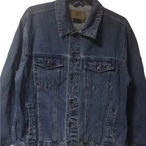 Vintage ~ Men’s ~ Jean ~ Jacket ~ Large ~ Route 66 ~ Denim ~ Blue